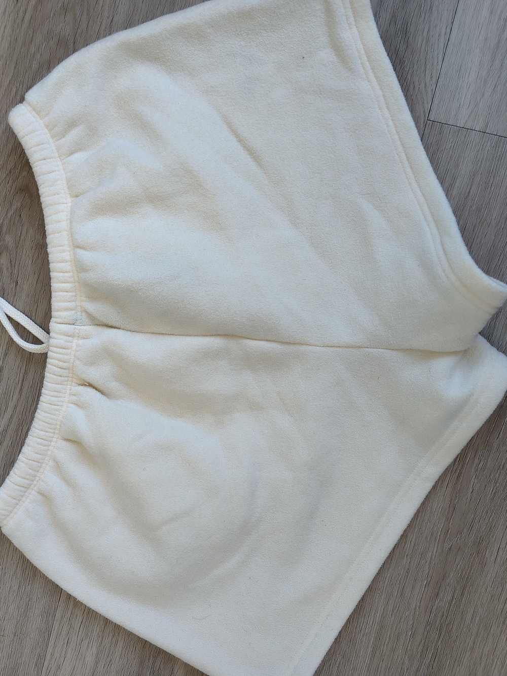 Vuori Cream Terry Drawstring Shorts - Picture 4 of 4